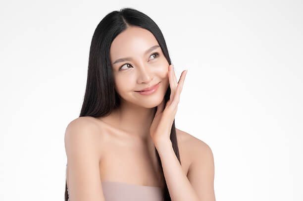 young woman smiling